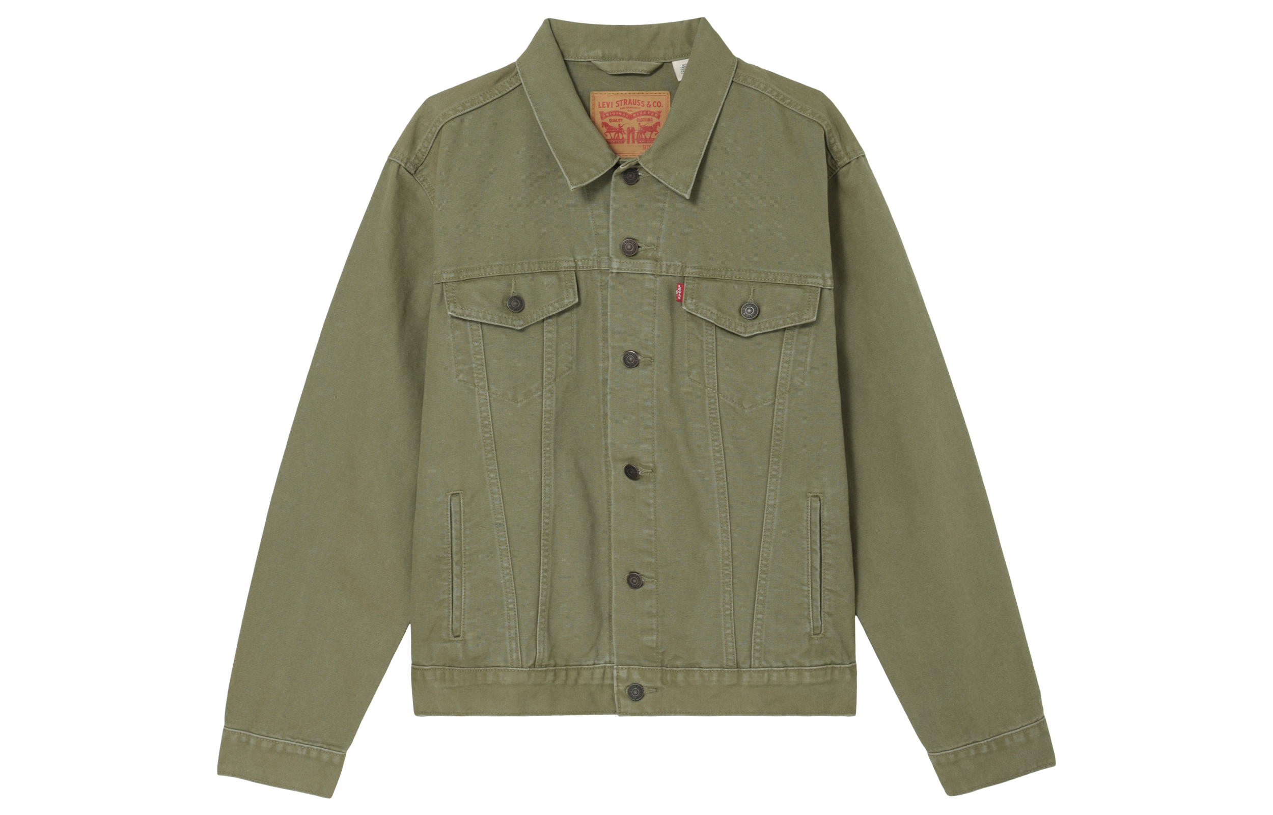 Levi's Solid Color Long-Sleeve Casual Jacket 72334-0632