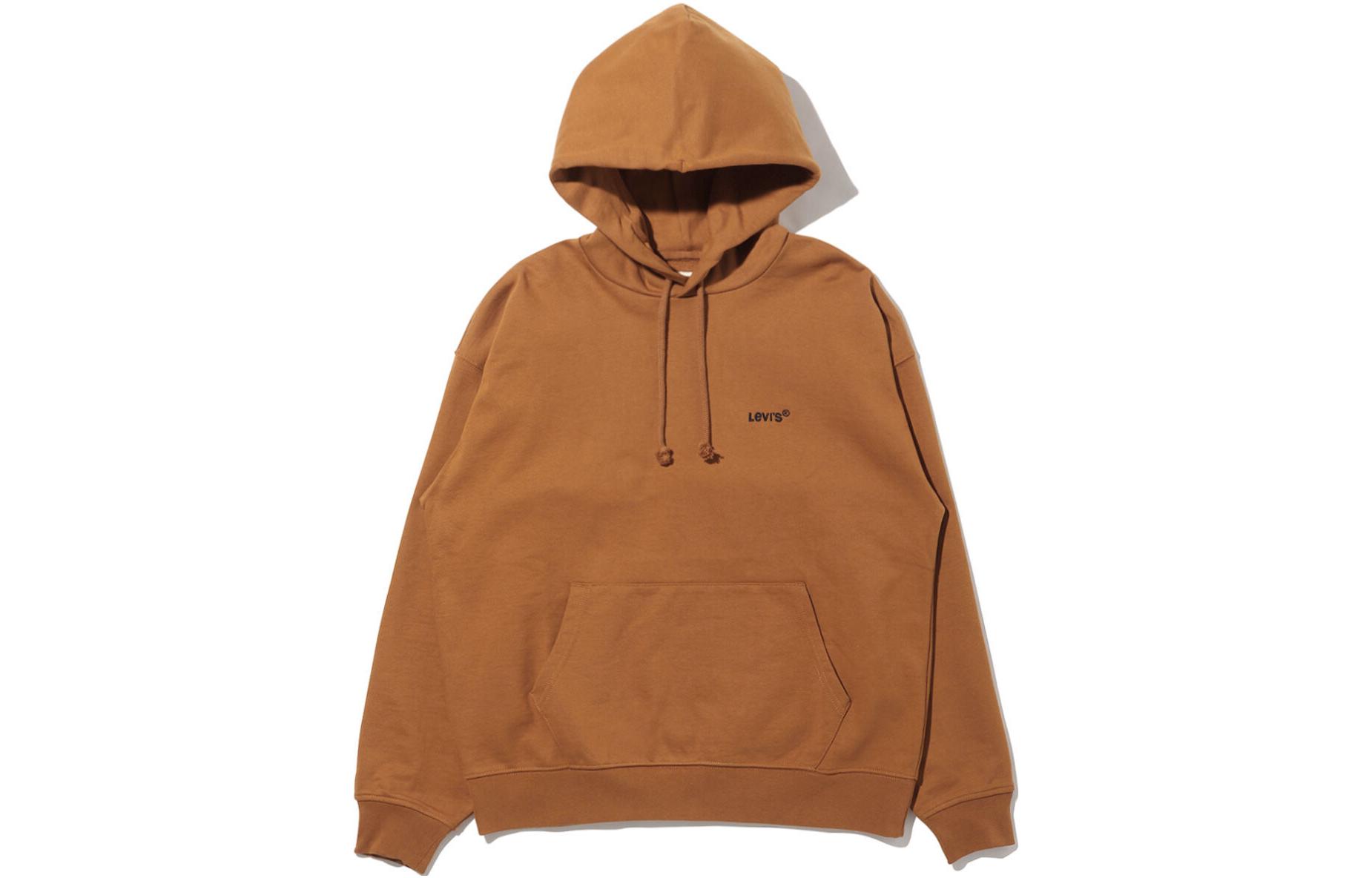 Levi's Solid Color Pullover Long-Sleeve Sweatshirt Brown (). A0747-0026