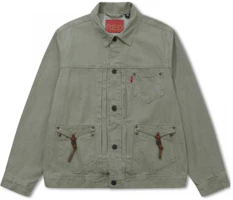 Levi's Solid Color Single-Breasted Denim Jacket - Gray A2699-0003 Levi's Solid Color Single-Breasted Denim Jacket - Gray A2699-0003