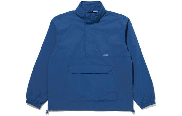 Levi's Solid Half-Zip High Collar Long Sleeve Jacket - Blue A7200-0002 圖 2