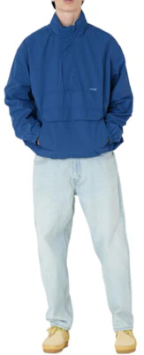 Levi's Solid Half-Zip High Collar Long Sleeve Jacket - Blue A7200-0002 Shop Levi's Solid Half-Zip High Collar Long Sleeve Jacket - Blue A7200-0002