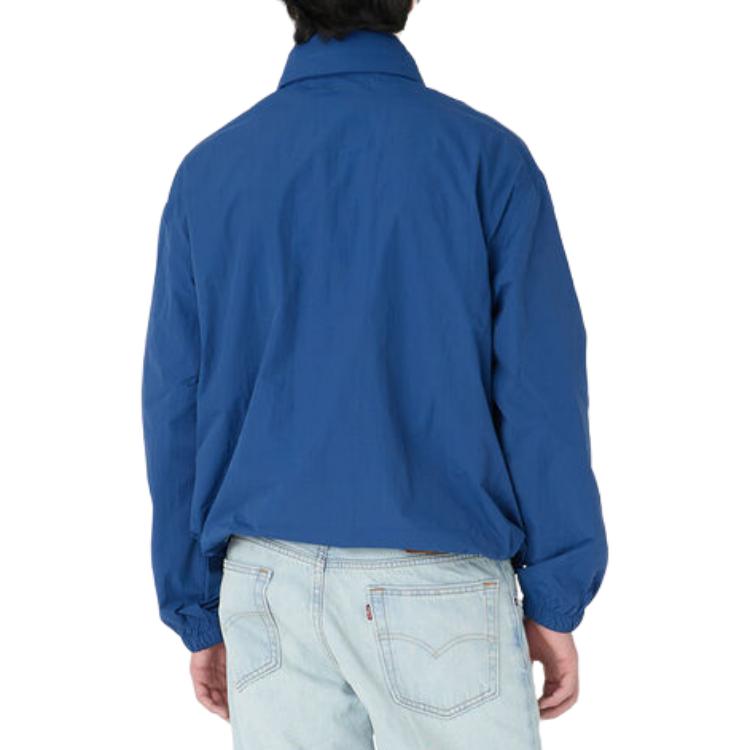 Levi's Solid Half-Zip High Collar Long Sleeve Jacket - Blue A7200-0002 圖 8