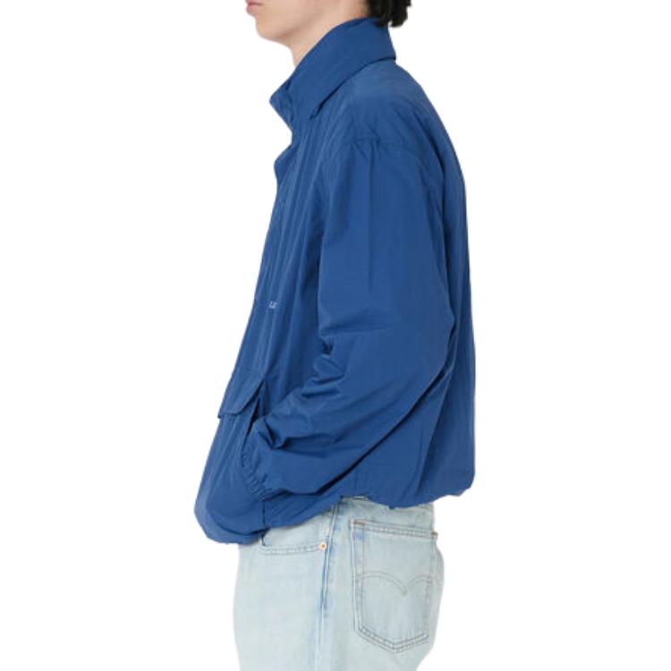 Levi's Solid Half-Zip High Collar Long Sleeve Jacket - Blue A7200-0002 圖 9