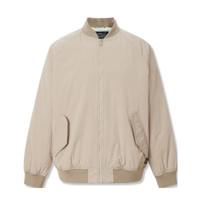 Levi's Solid Stand Collar Flight Jacket in Dark Khaki A4418-0005