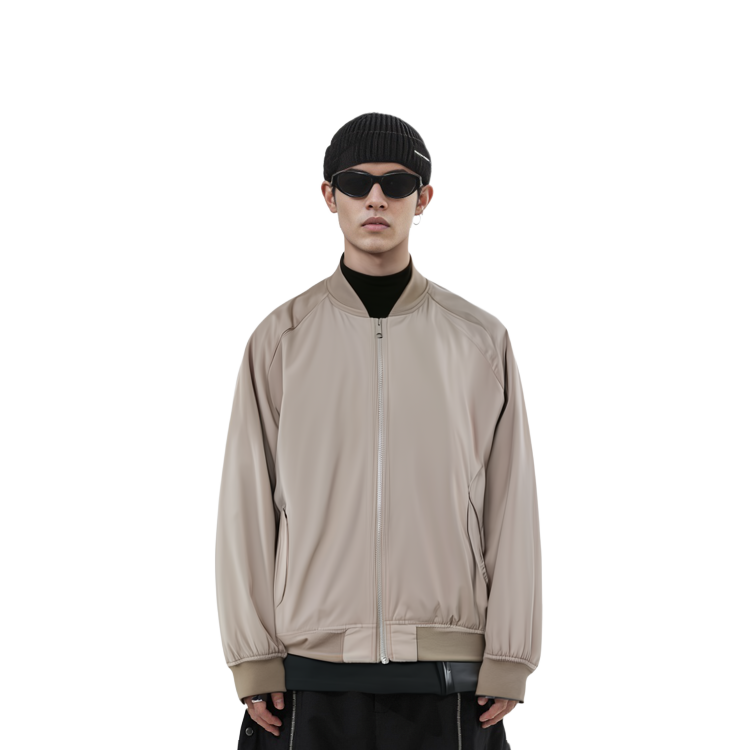 Purchase Levi''s 深卡其色纯色立领飞行夹克 A4418-0005