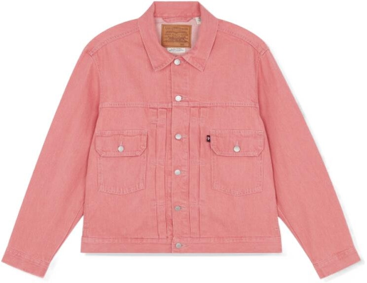 levi-s-ss-22-pink-solid-color-denim-jacket-unisex-long-sleeve-56862-0008