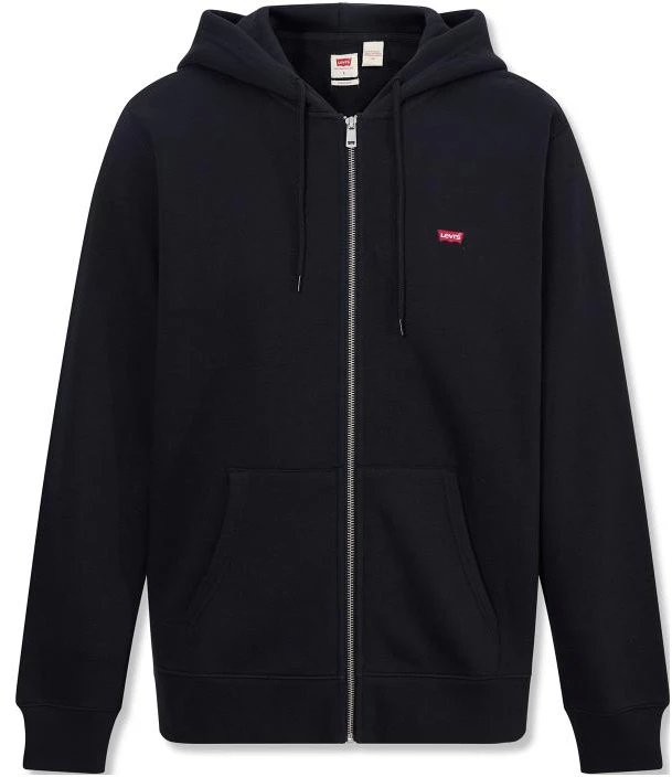 levi-s-ss-23-black-solid-drawstring-hooded-zip-up-sweatshirt-34259-0005