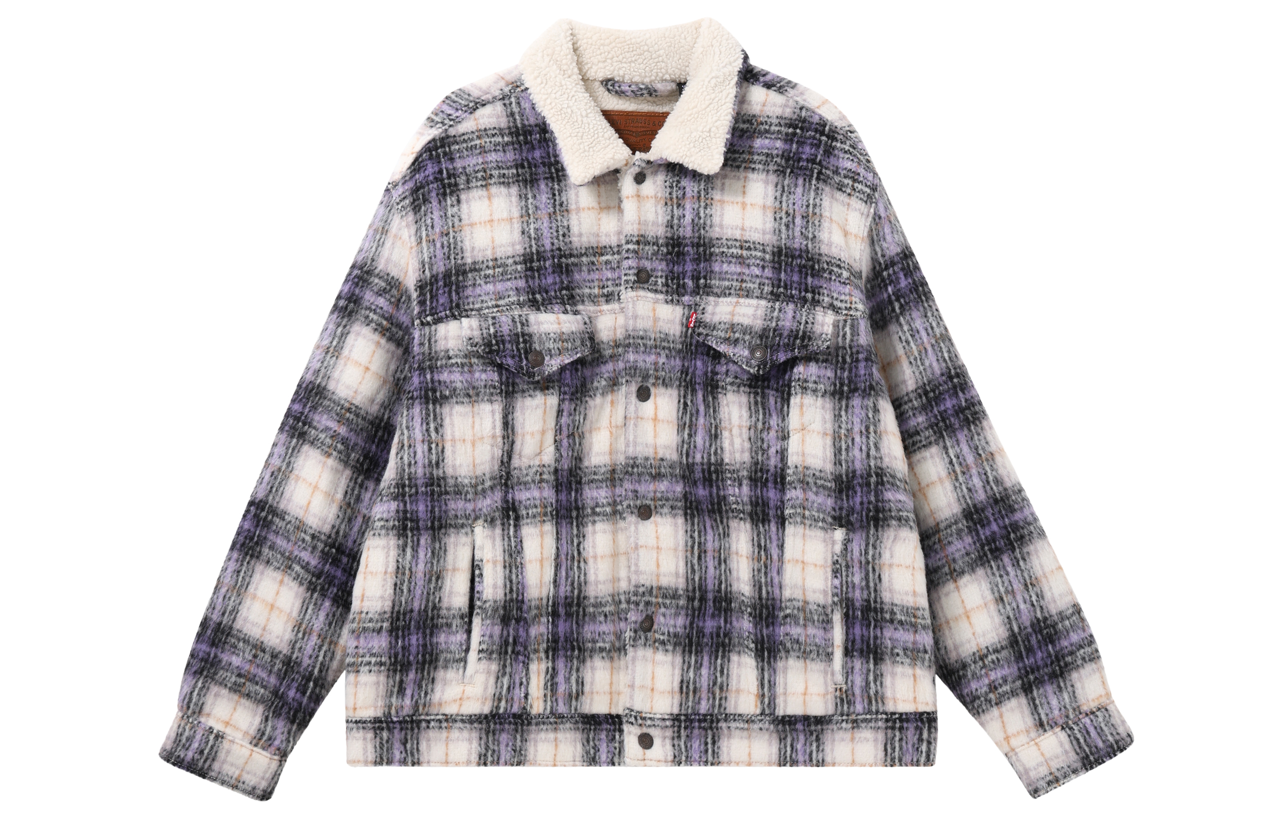 Levi's SS23 Checkered Print All-Over Button-Up Jacket Men Multicolor 79129-0024