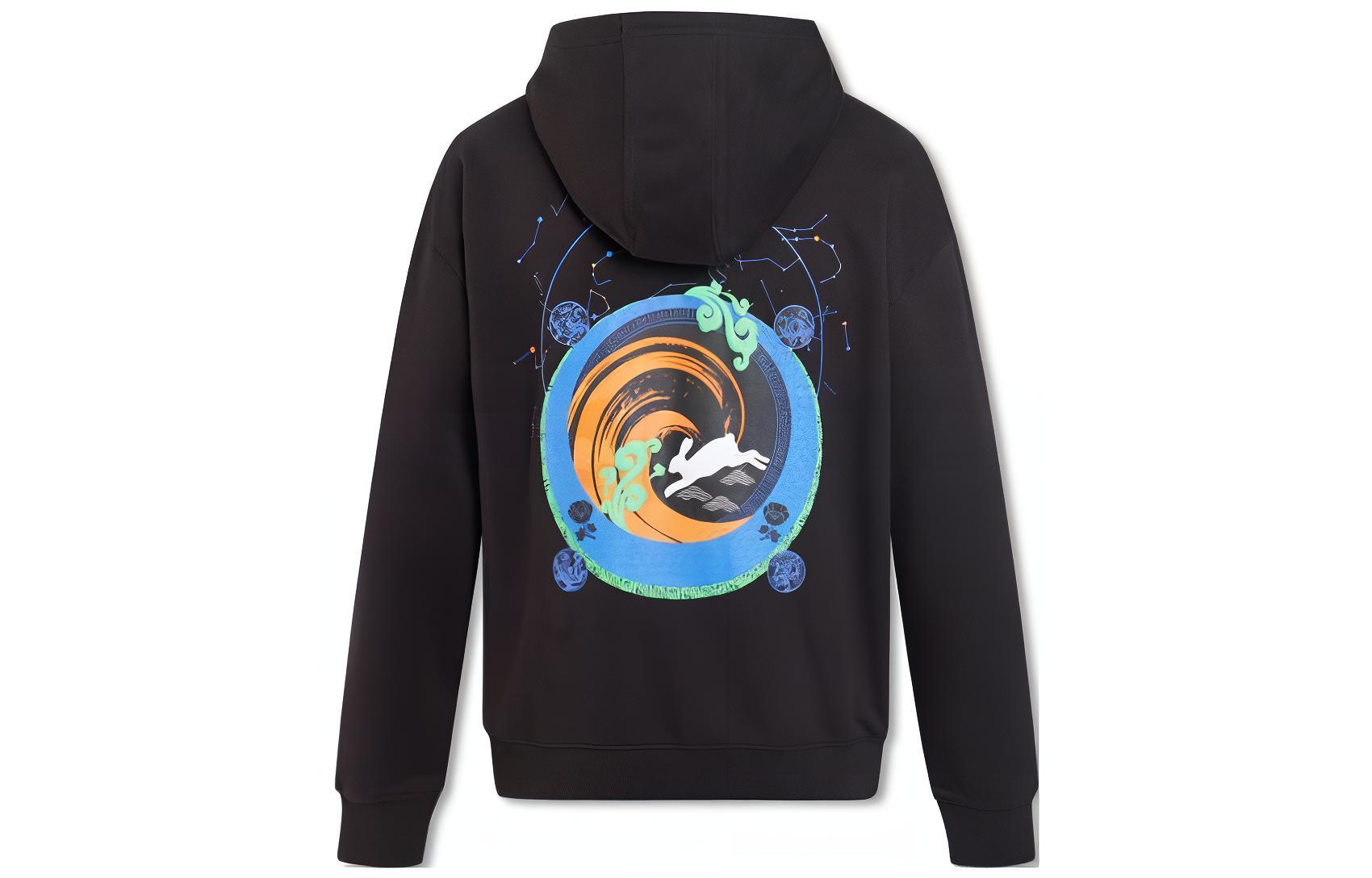 Levi's SS23 Logo Printed Black Sweatshirt for Men A5413-0001