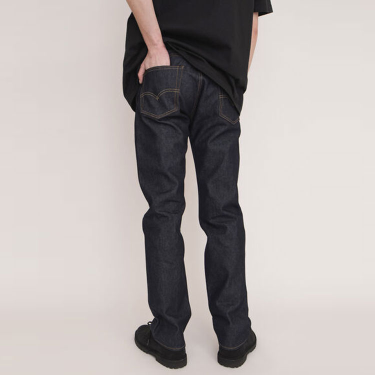 Purchase Levi''s SS23 Celana Jeans Logo Solid Zip Straight Biru Tua. 00505-1869
