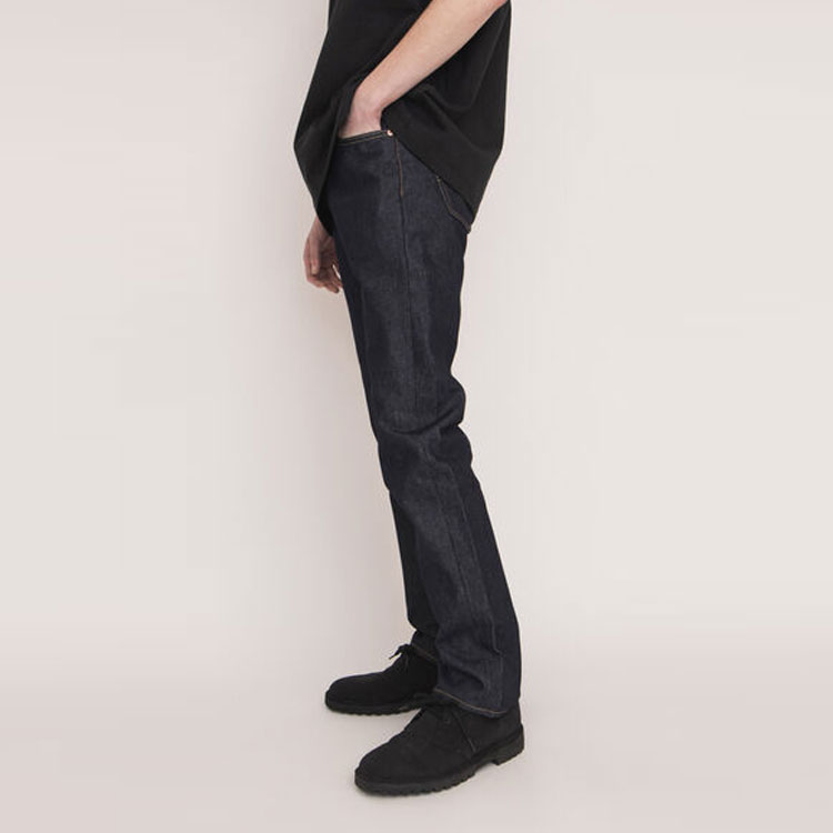 Details for Levi''s SS23 Celana Jeans Logo Solid Zip Straight Biru Tua. 00505-1869