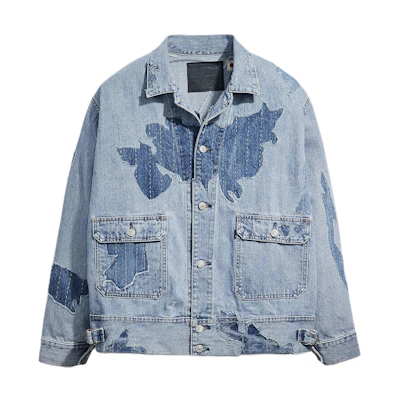 Levi's SS24 Japan Exclusive Type 2 Retro Loose Denim Jacket Light Blue A7150-0001