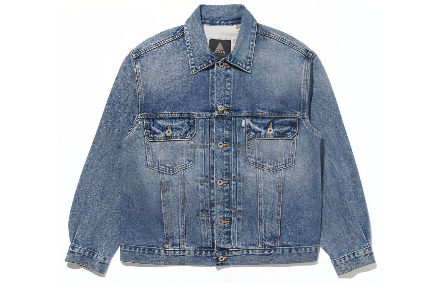 Levi's SS24 Silvertab  Indigo Loose-Fit Denim Jacket Long-Sleeve Casual A7307-0000