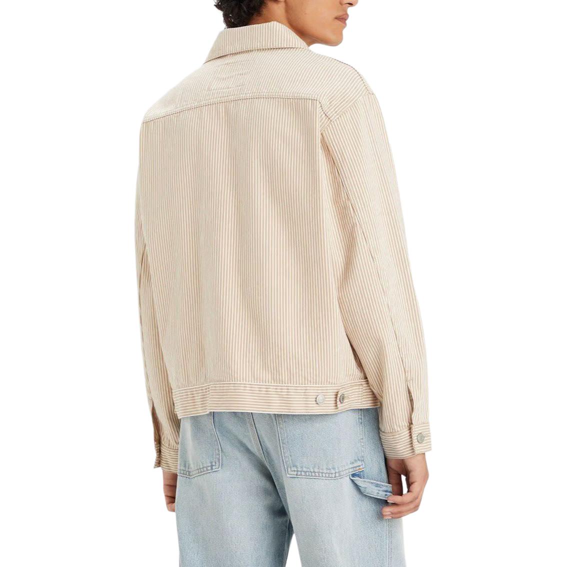 Shop Levi's Sunrise Trucker Jacket Khaki Single-Breasted Workwear Jacket A4820-0010