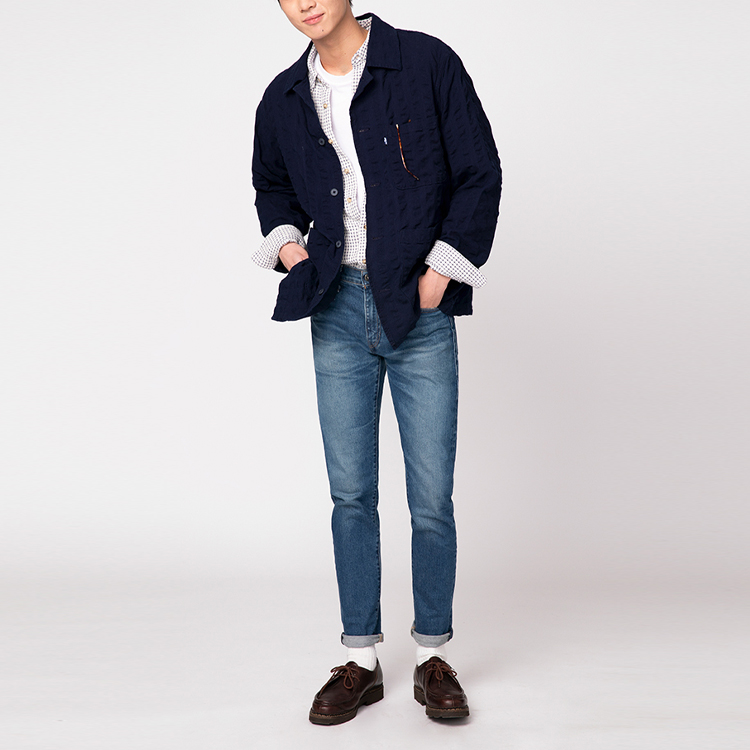 Shop Levi''s Jeans Tapered Biru 59607-0036