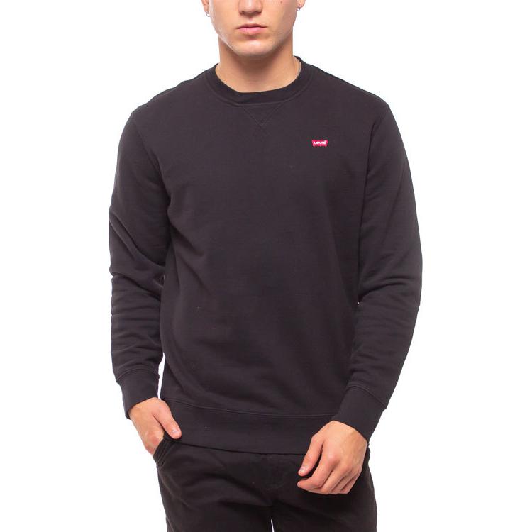 Levi's Unisex Fashion Casual Crewneck Long Sleeve Sweatshirt Black 35909-0003