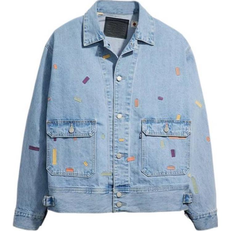 Levi's Washed Denim Trucker Jacket Light Blue A7150-0002