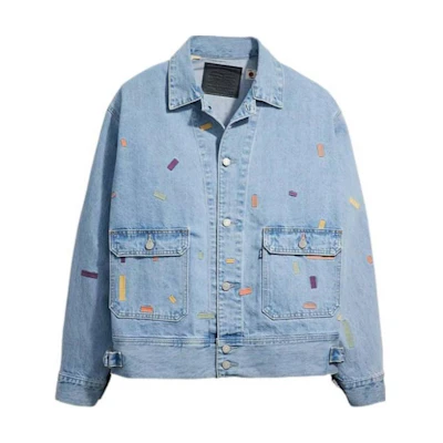 Levi's Washed Denim Trucker Jacket Light Blue A7150-0002