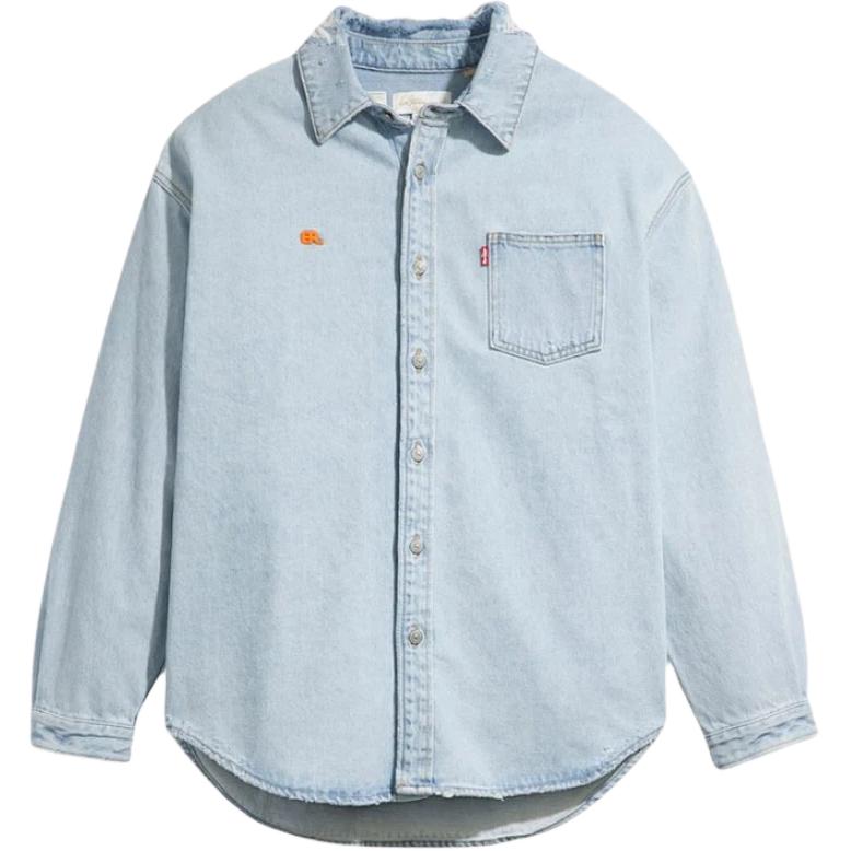 Levi's Washed Vintage Denim Button-Up Shirt Blue A5378-0000