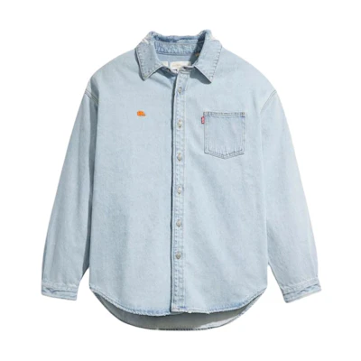 Levi's Washed Vintage Denim Button-Up Shirt Blue A5378-0000