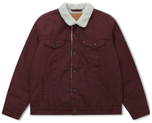 Levi's Washed Vintage Red Trucker Denim Jacket 16365-0188 Order Levi's Washed Vintage Red Trucker Denim Jacket 16365-0188