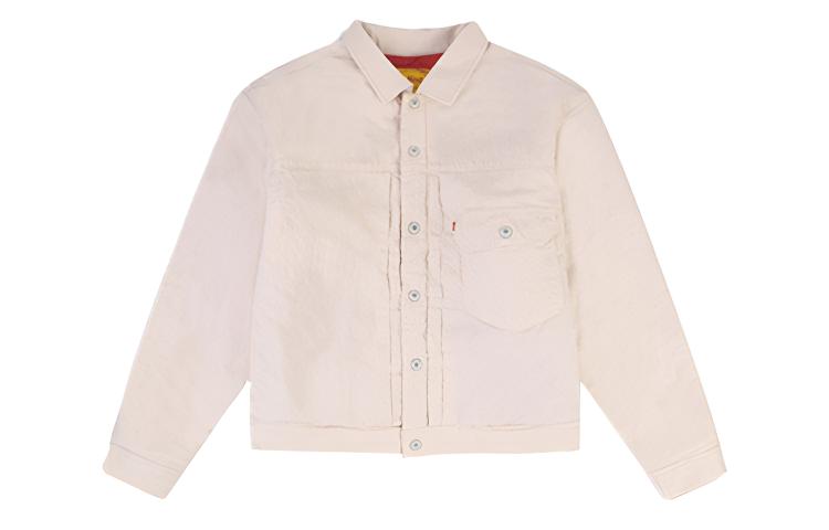 Levi's White Casual Denim Jacket A0123-0001