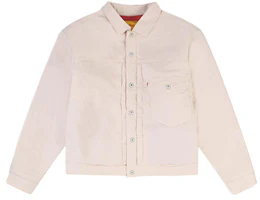 Levi's White Casual Denim Jacket A0123-0001 Levi's White Casual Denim Jacket A0123-0001