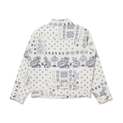 Levi's White Loose Fit Button Pocket Long Sleeve Jacket A3174-0015