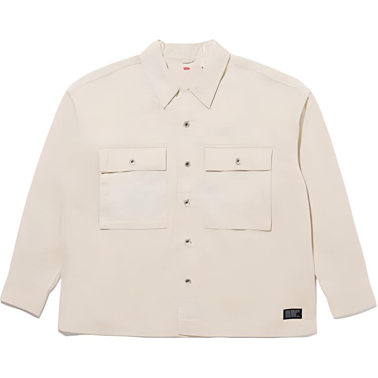 Levi's White Single-Breasted Collared Long-Sleeve Jacket A5721-0003