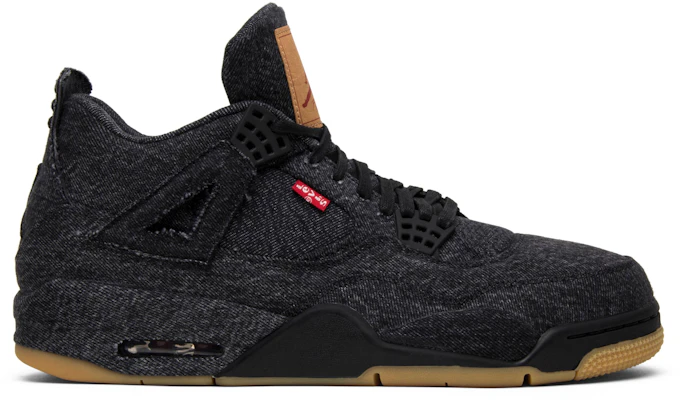 Levi's x Air Jordan 4 Retro 'Black Denim' (Blank Tag) AO2571-001 Buy Levi's x Air Jordan 4 Retro 'Black Denim' (Blank Tag) AO2571-001