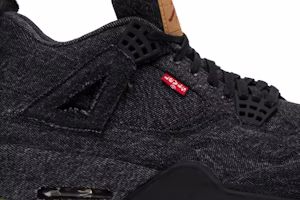 Levi's x Air Jordan 4 Retro 'Black Denim' (Tanpa Tag) AO2571-001 Order Levi's x Air Jordan 4 Retro 'Black Denim' (Tanpa Tag) AO2571-001