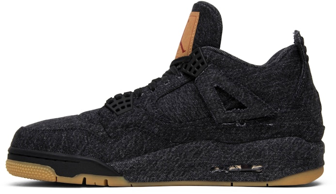 Levi's x Air Jordan 4 Retro 'Black Denim' (Blank Tag) AO2571-001 Lookbook Levi's x Air Jordan 4 Retro 'Black Denim' (Blank Tag) AO2571-001