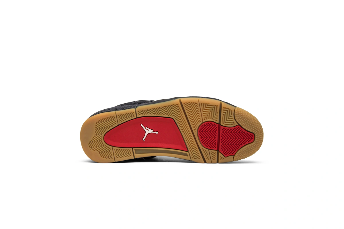 Levi's x Air Jordan 4 Retro 'Black Denim' (Levi's Tag)