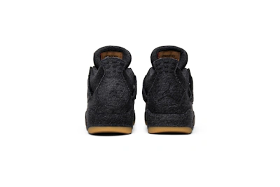 Levi's x Air Jordan 4 Retro 'Black Denim' (Levi's Tag)