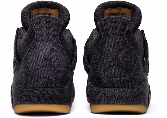 Levi's x Air Jordan 4 Retro 'Black Denim' (Blank Tag) AO2571-001 Details for Levi's x Air Jordan 4 Retro 'Black Denim' (Blank Tag) AO2571-001