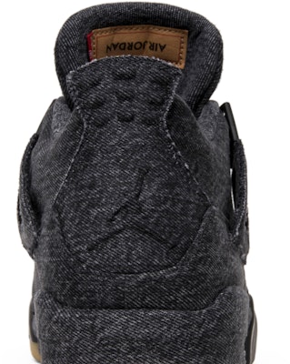 Levi's x Air Jordan 4 Retro 'Black Denim' (Blank Tag) AO2571-001 Sizing Levi's x Air Jordan 4 Retro 'Black Denim' (Blank Tag) AO2571-001