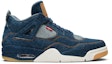Buy Levi's x Air Jordan 4 Retro 'Denim' AO2571-401 - Kasut Sneakers