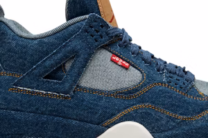 Levi's x Air Jordan 4 Retro 'Denim' AO2571-401 - Kasut Sneakers Order Levi's x Air Jordan 4 Retro 'Denim' AO2571-401 - Kasut Sneakers