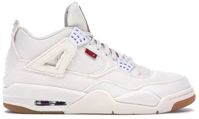 Levi''s x Air Jordan 4 Retro ''Denim Blanc'' (Étiquette Blanche) A02571-100 Buy Levi''s x Air Jordan 4 Retro ''Denim Blanc'' (Étiquette Blanche) A02571-100