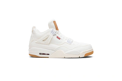 Levi's x Air Jordan 4 Retro 'White Denim'