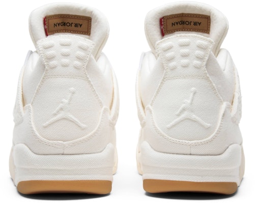 Levi's x Air Jordan 4 Retro 'White Denim' AO2571-100 Details for Levi's x Air Jordan 4 Retro 'White Denim' AO2571-100