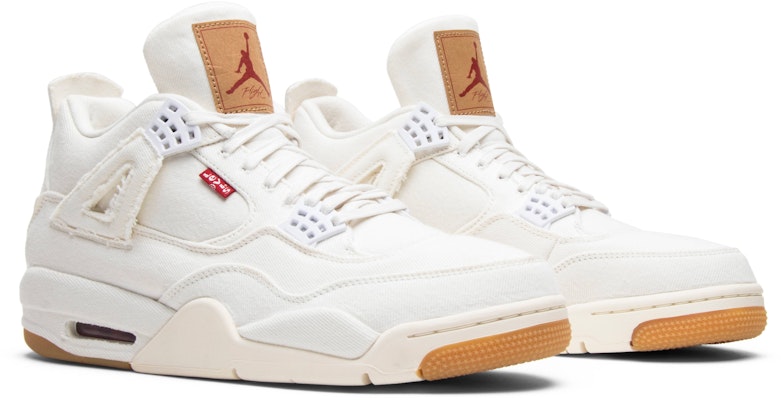 Levi's x Air Jordan 4 Retro 'White Denim' AO2571-100 Cheap Levi's x Air Jordan 4 Retro 'White Denim' AO2571-100