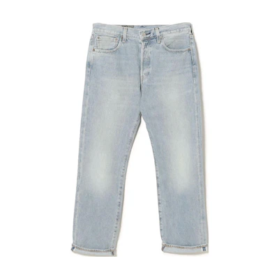 Levi's BEAMS FW24 Button Logo Patch Vintage Denim Jeans Unisex Light Blue 11-21-1442-291