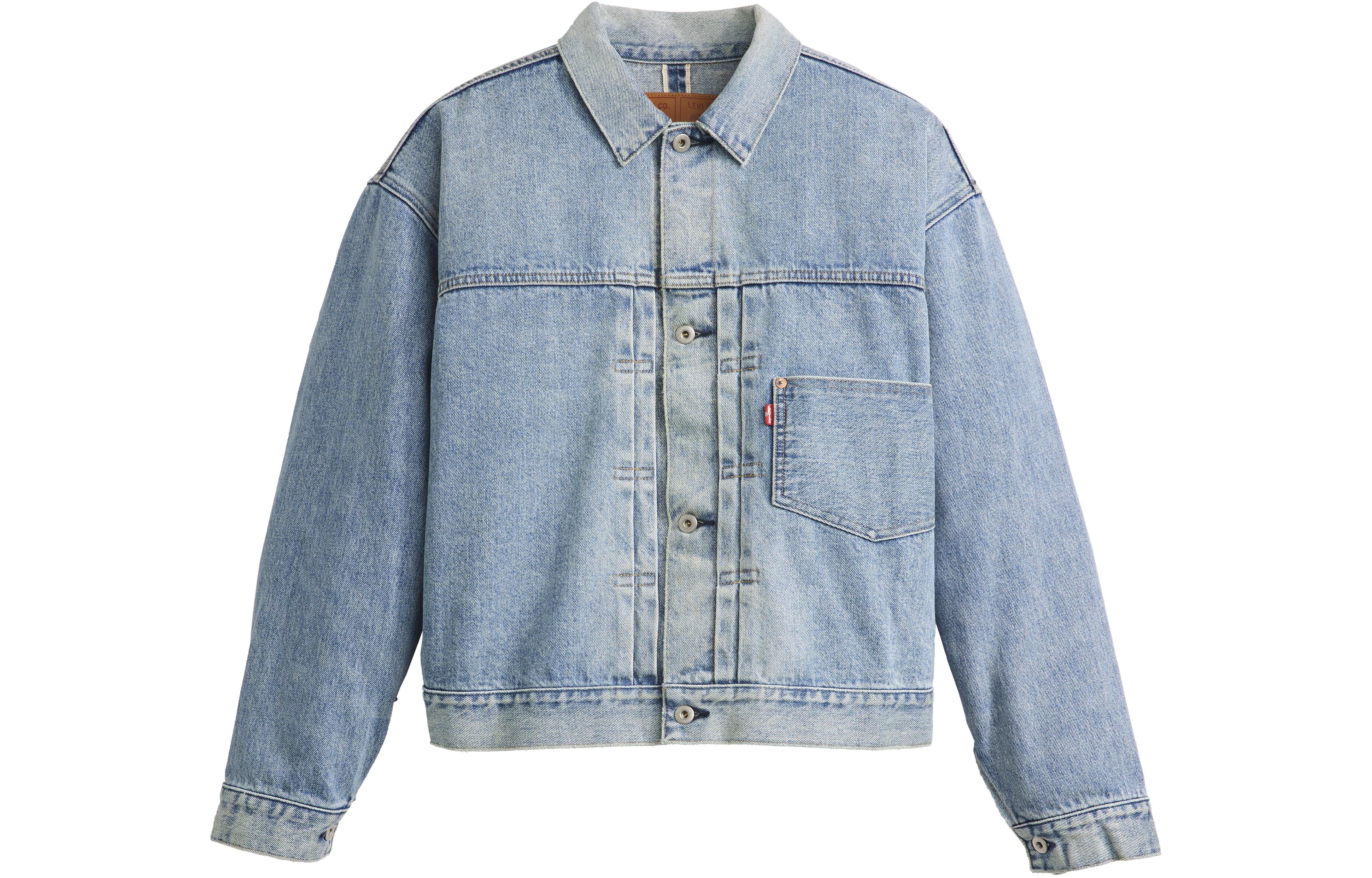 Levi's x Beams SS24 Wide Denim Jacket Unisex Light Blue A8424-0001