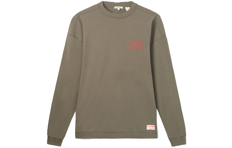 Levi's x Champion Olive Green Logo Crewneck Sweatshirt . A0997-0000