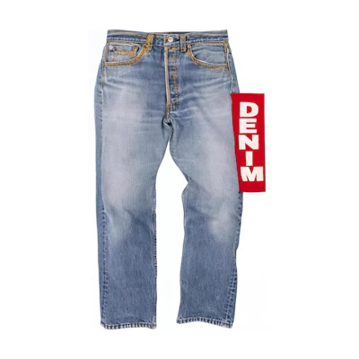 Levi's Denim Tears CPFM FW23 Red Tab Oversized Blue Jeans Unisex LSDTCM-FW23-02