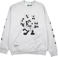 Levi's x Felix Cat Animal Print Crewneck Sweatshirt Grey - Edition A1245-0000 Levi's x Felix Cat Animal Print Crewneck Sweatshirt Grey - Edition A1245-0000