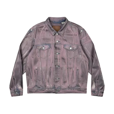 Levi's GOOD BAI Pink Unisex Retro Workwear Denim Jacket FW24 Collection 72334-0747