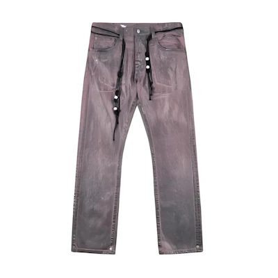 Levi's GOOD BAI Silver Coated Flare Jeans FW24 Unisex Pink 00517-0272
