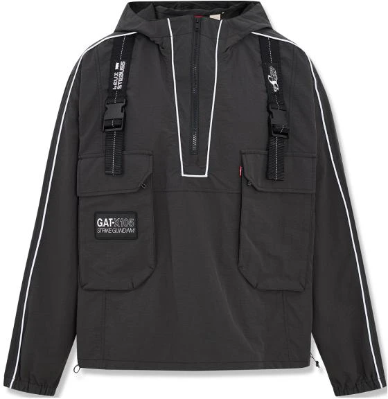 levi-s-x-gundam-ss-24-colorblock-anime-half-zip-hoodie-jacket-black-a7411-0000